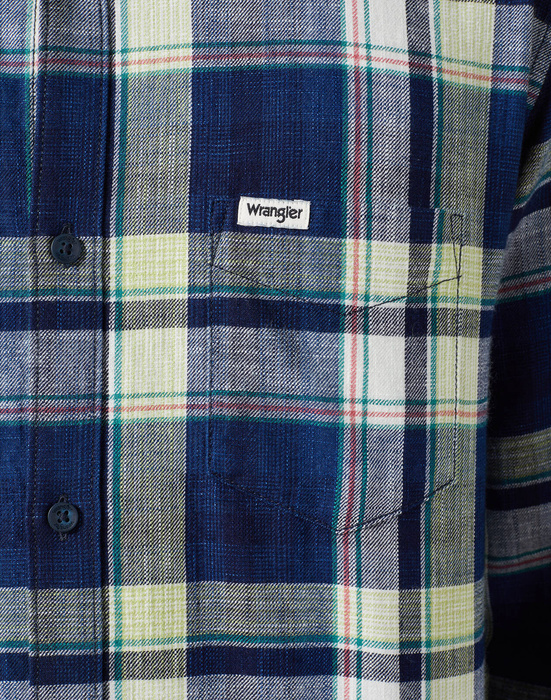 WRANGLER - KOSZULA LS 1 PKT SHIRT
