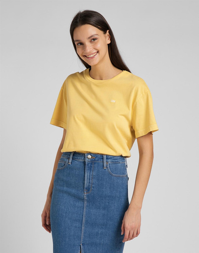 LEE - KOSZULKA PLAIN CREW NECK TEE