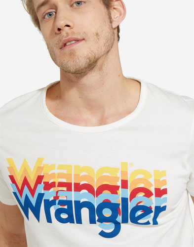 WRANGLER - KOSZULKA RAINBOW TEE