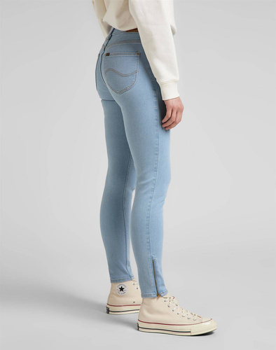 LEE - SPODNIE JEANSOWE SCARLETT HIGH ZIP