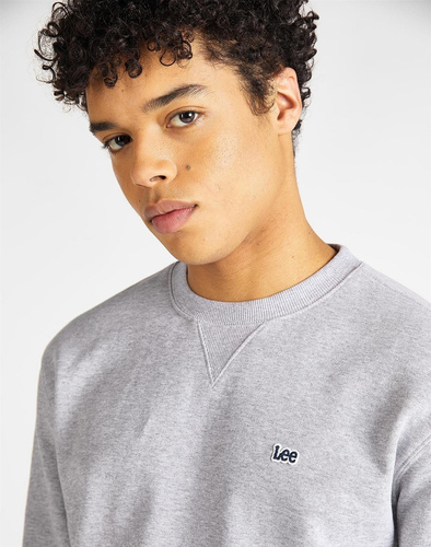 LEE - BLUZA PLAIN CREW SWS