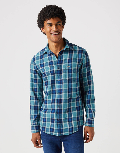 WRANGLER - KOSZULA LS 1 PKT SHIRT