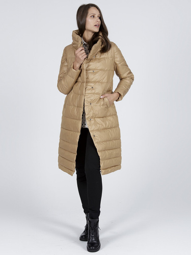 CROSS JEANS - DAMSKI PŁASZCZYK Z ODPINANYMI RĘKAWAMI