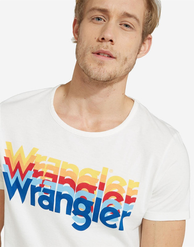 WRANGLER - KOSZULKA RAINBOW TEE