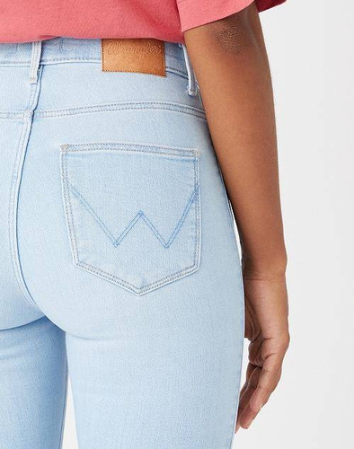 WRANGLER - SPODNIE JEANSOWE HIGH RISE SKINNY