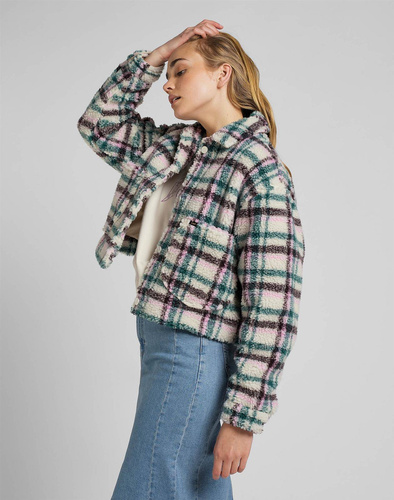 LEE - KURTKA CROPPED SHERPA JACKET