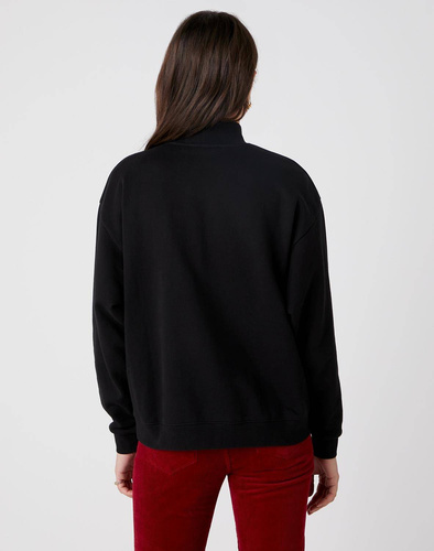 WRANGLER - DAMSKA BLUZA Z WYSOKIM KOŁNIERZEM W6P8HY100