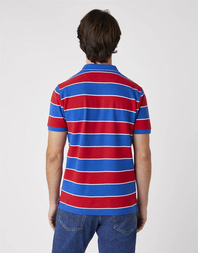 WRANGLER - KOSZULKA SS YD STRIPE POLO