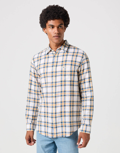 WRANGLER - KOSZULA LS 1 PKT SHIRT