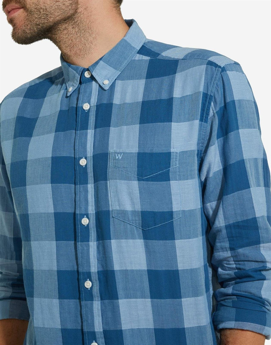 WRANGLER - KOSZULA LS 1PKT BUTTON