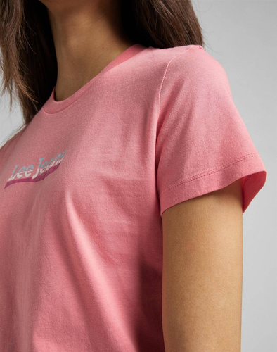 LEE - KOSZULKA SLIM LOGO TEE