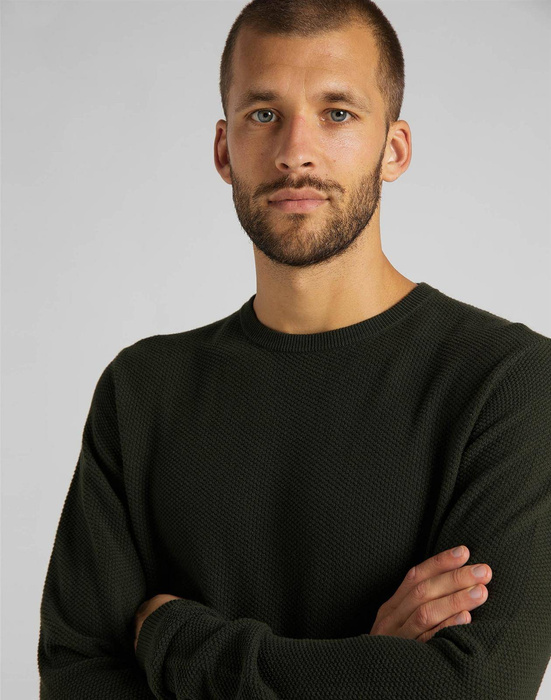 LEE - SWETER BASIC TEXTURED CREW