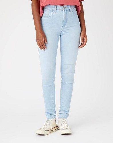 WRANGLER - SPODNIE JEANSOWE HIGH RISE SKINNY