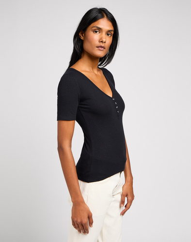 WRANGLER - KOSZULKA SS HENLEY