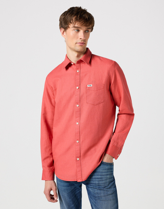 WRANGLER - KOSZULA LS 1 PKT SHIRT