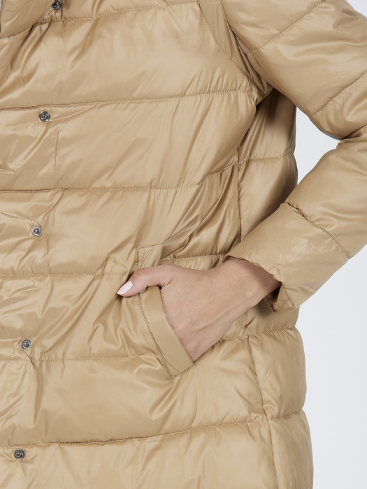 CROSS JEANS - DAMSKI PŁASZCZYK Z ODPINANYMI RĘKAWAMI