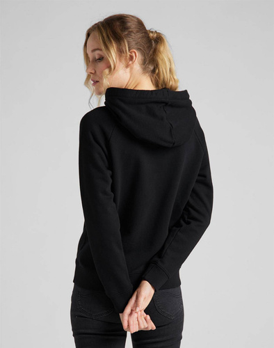 LEE - CZARNA BLUZA Z KAPTUREM L53WTX01
