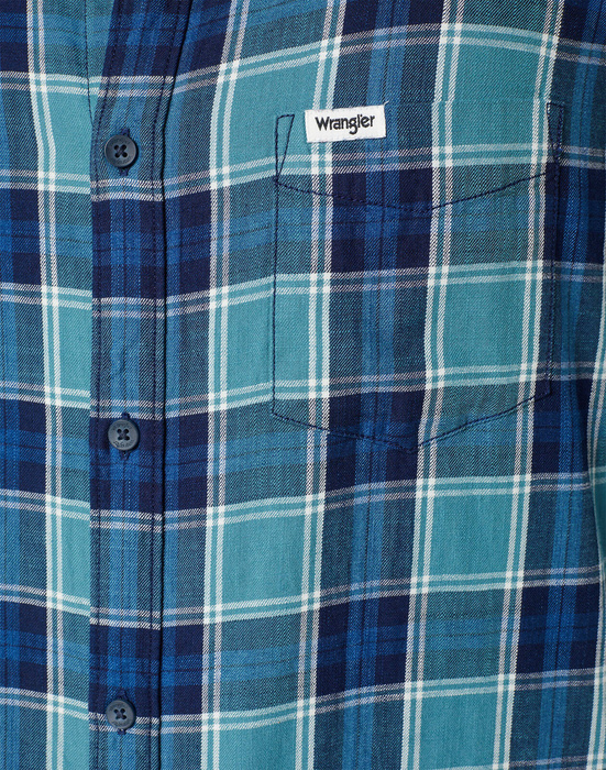 WRANGLER - KOSZULA LS 1 PKT SHIRT