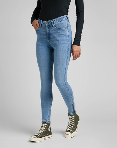 LEE - SPODNIE JEANSOWE SCARLETT HIGH ZIP