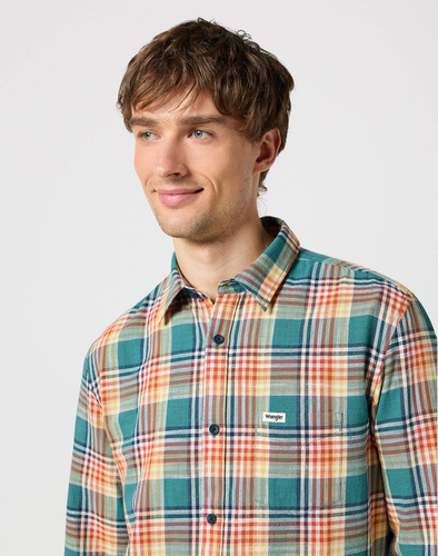 WRANGLER - KOSZULA LS 1 PKT SHIRT