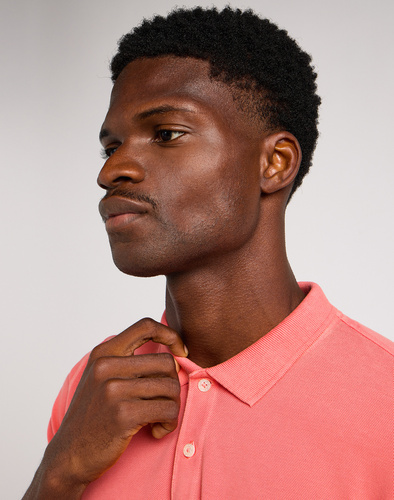 WRANGLER - KOSZULKA GARMENT DYE POLO