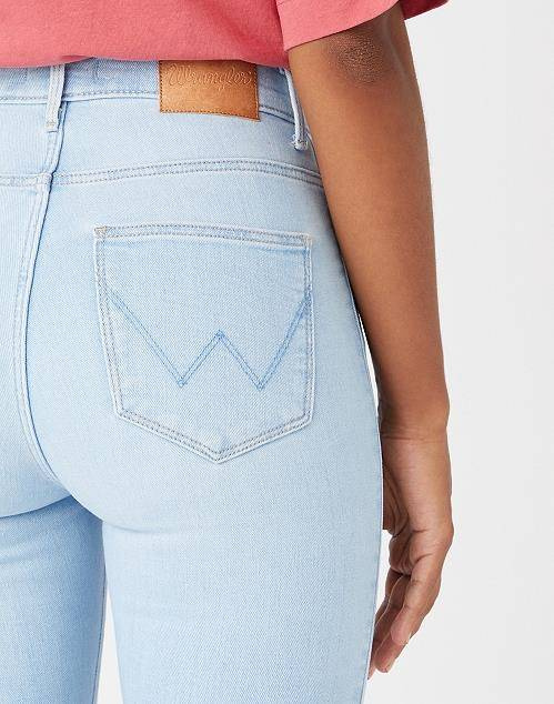 WRANGLER - SPODNIE JEANSOWE HIGH RISE SKINNY