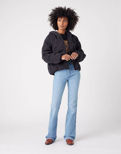 WRANGLER - KURTKA DOWN LOGO PUFFER