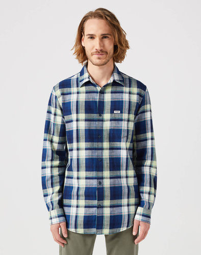 WRANGLER - KOSZULA LS 1 PKT SHIRT