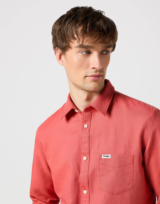 WRANGLER - KOSZULA LS 1 PKT SHIRT