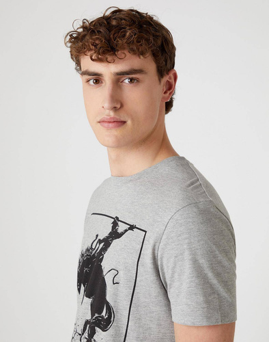 WRANGLER - KOSZULKA SS GRAPHIC HORSE TEE