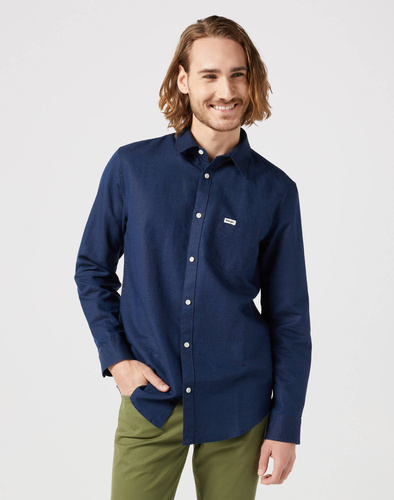 WRANGLER - KOSZULA LS 1 PKT SHIRT