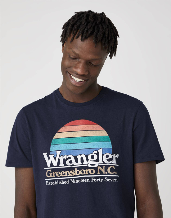 WRANGLER - KOSZULKA SS GRAPHIC TEE