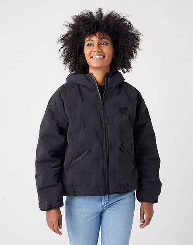 WRANGLER - KURTKA DOWN LOGO PUFFER