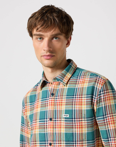 WRANGLER - KOSZULA LS 1 PKT SHIRT