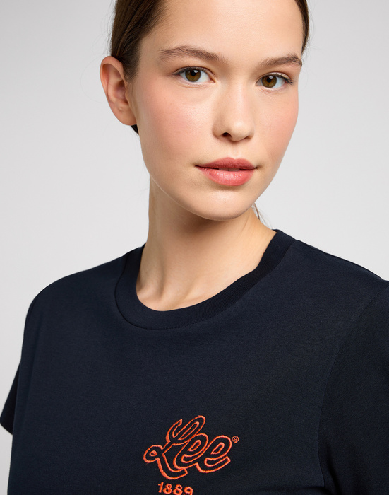 WRANGLER - KOSZULKA SMALL LOGO TEE