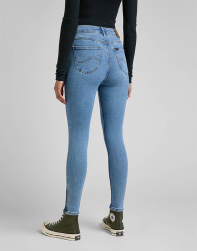 LEE - SPODNIE JEANSOWE SCARLETT HIGH ZIP