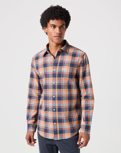 WRANGLER - KOSZULA LS 1 PKT SHIRT