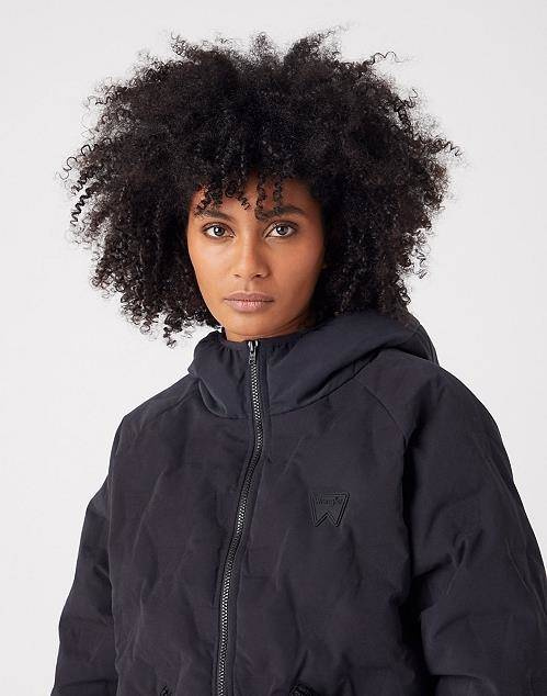 WRANGLER - KURTKA DOWN LOGO PUFFER