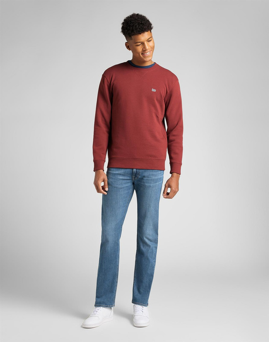 LEE - BLUZA PLAIN CREW SWS