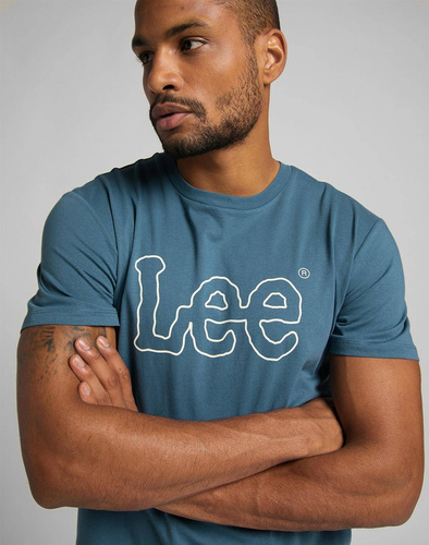 LEE - KOSZULKA WOBBLY LOGO TEE