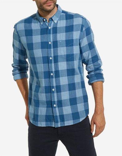 WRANGLER - KOSZULA LS 1PKT BUTTON