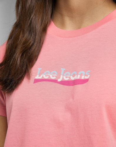 LEE - KOSZULKA SLIM LOGO TEE