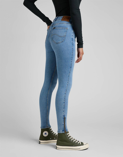 LEE - SPODNIE JEANSOWE SCARLETT HIGH ZIP