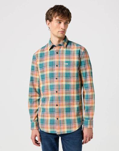WRANGLER - KOSZULA LS 1 PKT SHIRT