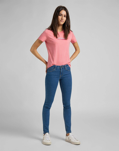 LEE - KOSZULKA SLIM LOGO TEE