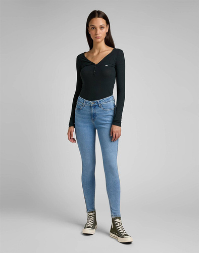 LEE - SPODNIE JEANSOWE SCARLETT HIGH ZIP