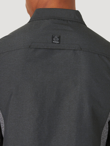 WRANGLER - KOSZULA MIX MATERIAL SHIRT