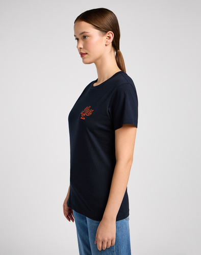 WRANGLER - KOSZULKA SMALL LOGO TEE