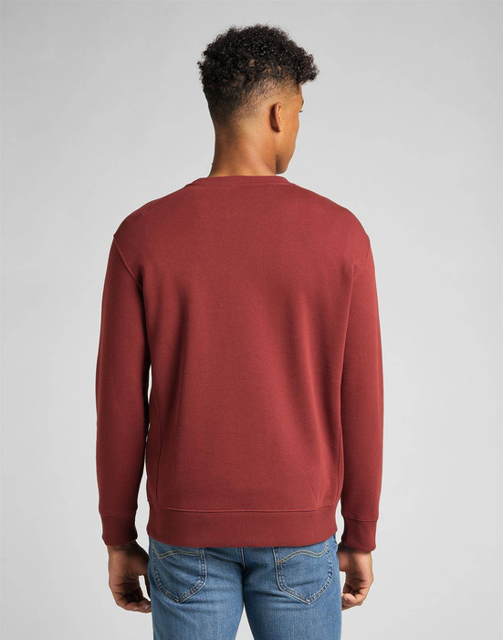 LEE - BLUZA PLAIN CREW SWS