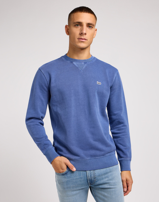 WRANGLER - BLUZA PLAIN CREW SWS